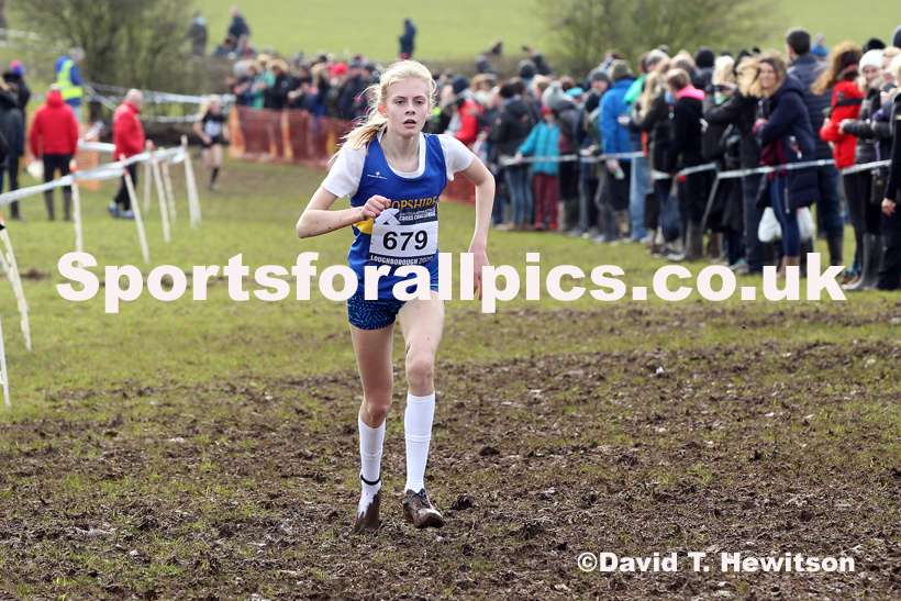 Girls under-13s, 2020 British Athletics Inter Counties Cross Country Champs., Prestwold Hall, Loughborough. Photo: David T. Hewitson/Sports for All Pics